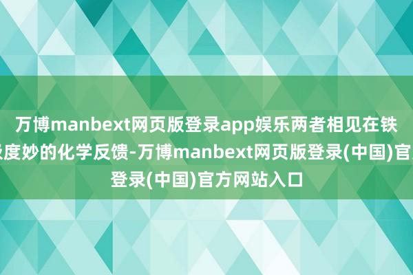万博manbext网页版登录app娱乐两者相见在铁锅中迸发极度妙的化学反馈-万博manbext网页版登录(中国)官方网站入口