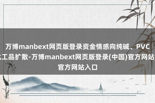 万博manbext网页版登录资金情感向纯碱、PVC等化工品扩散-万博manbext网页版登录(中国)官方网站入口