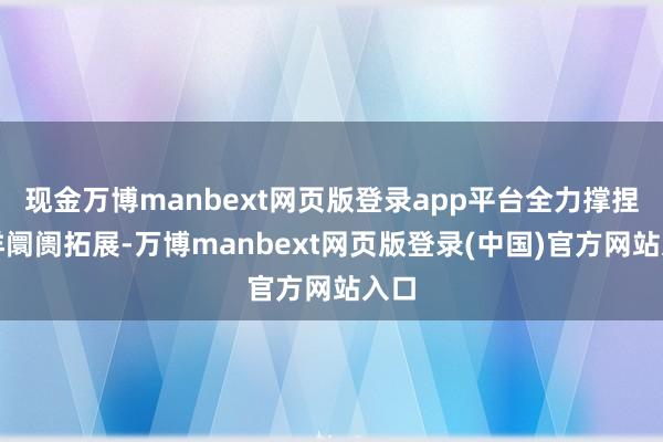 现金万博manbext网页版登录app平台全力撑捏外洋阛阓拓展-万博manbext网页版登录(中国)官方网站入口