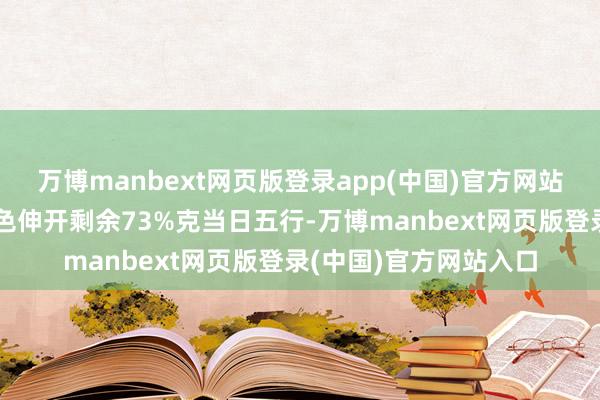 万博manbext网页版登录app(中国)官方网站【平平色】玄色、蓝色伸开剩余73%克当日五行-万博manbext网页版登录(中国)官方网站入口